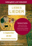 Plakat Liebeslieder Kantorei